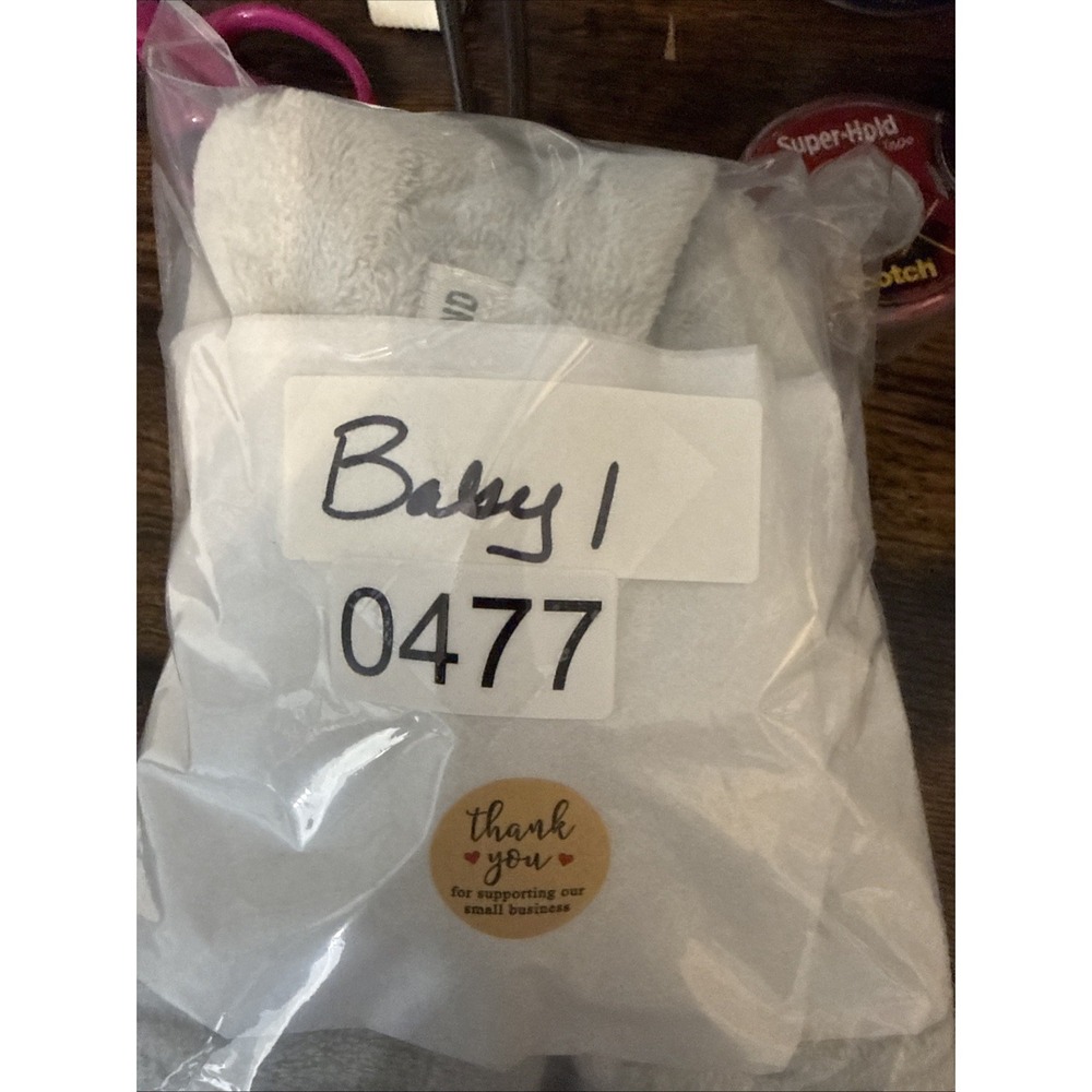 Lovey Bunny Plush Blankets & Beyond Gray Rabbit Gray Baby Security Blanket Soft - Picture 14 of 15